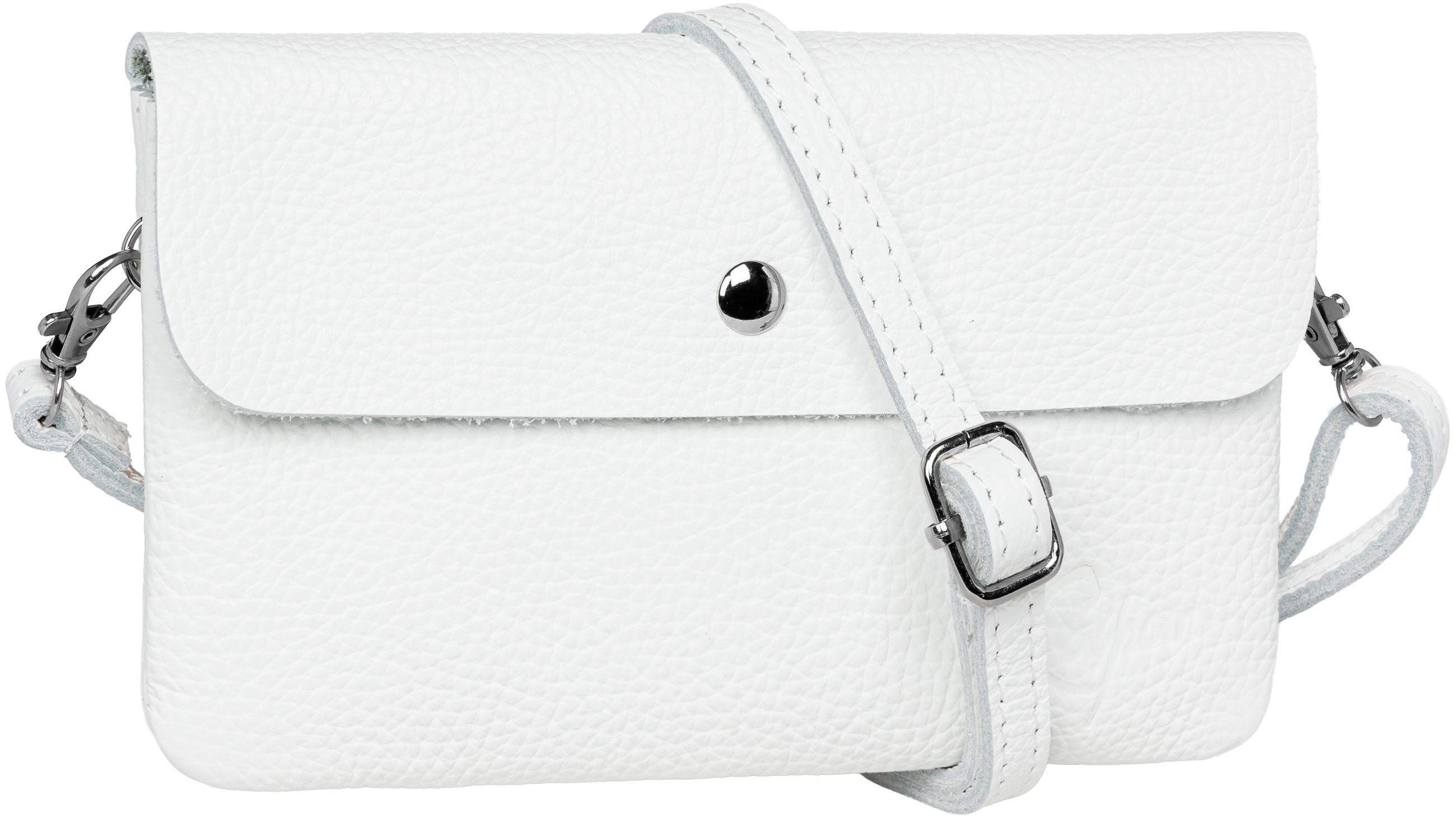 Caspar Umhängetasche Kleine Leder Clutch Damen günstig online kaufen