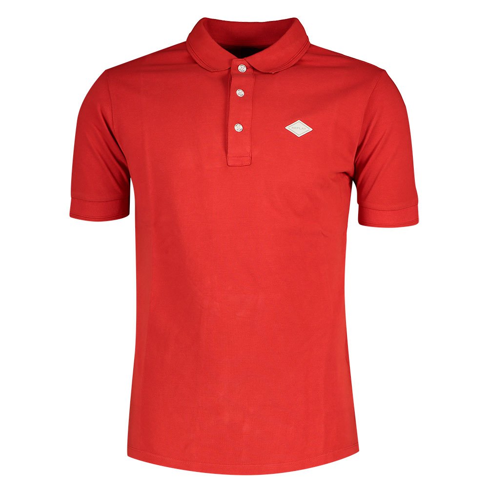Replay Kurzarm Polo Shirt S Bright Red günstig online kaufen