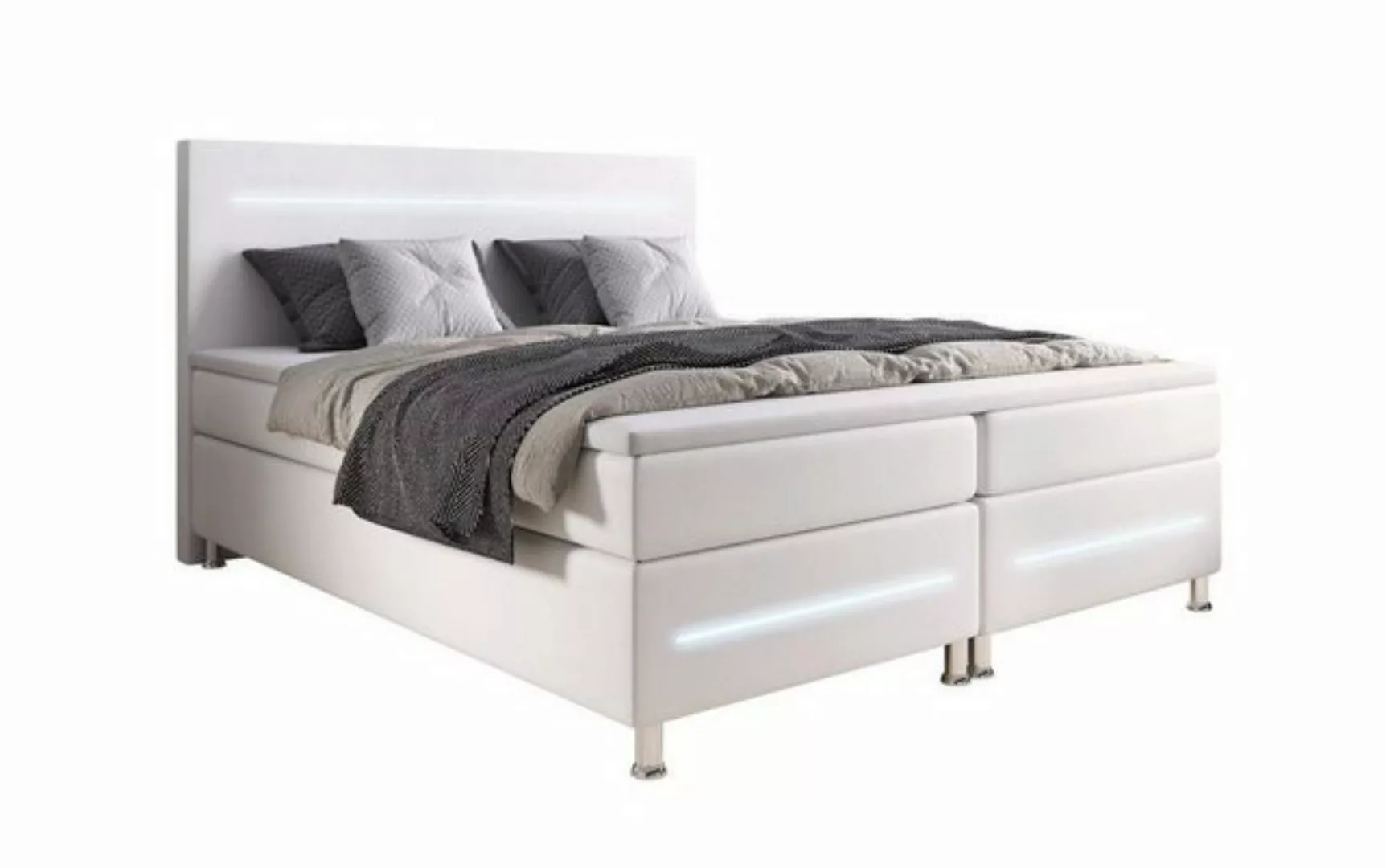 Luxusbetten24 Boxspringbett Sejour, mit LED-Beleuchtung günstig online kaufen