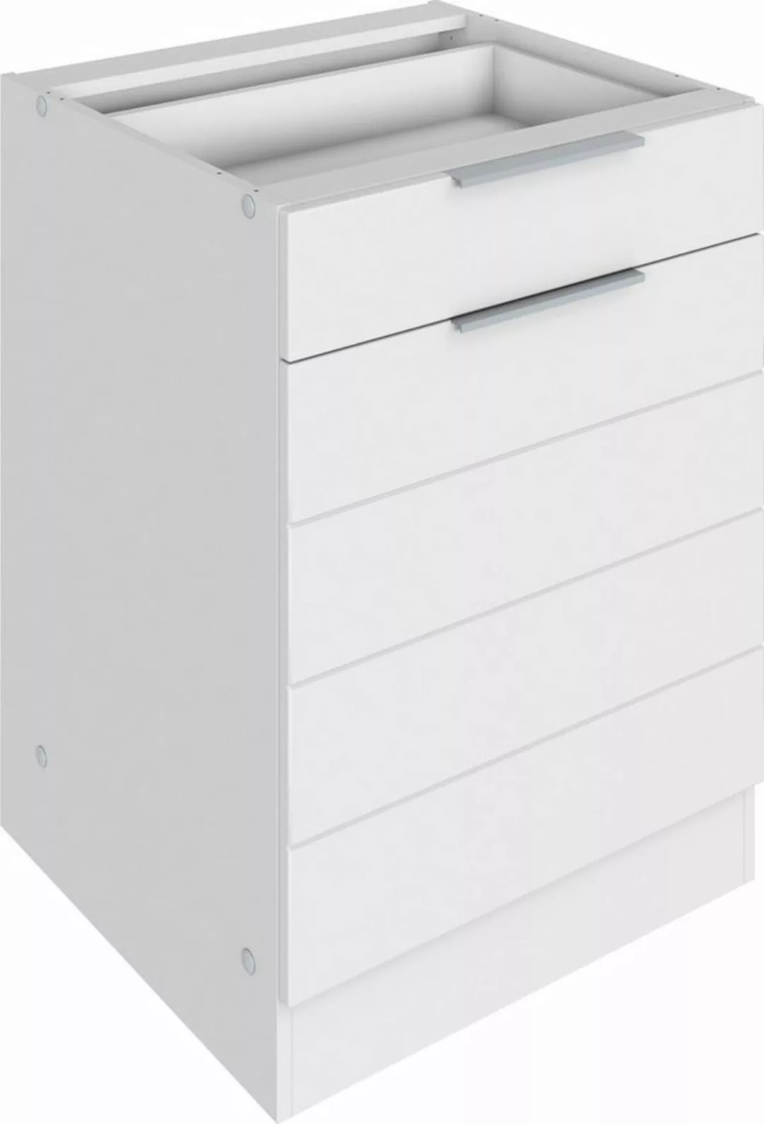 KOCHSTATION Unterschrank KS-Luhe 60 cm breit, hochwertige MDF-Fronten mit w günstig online kaufen