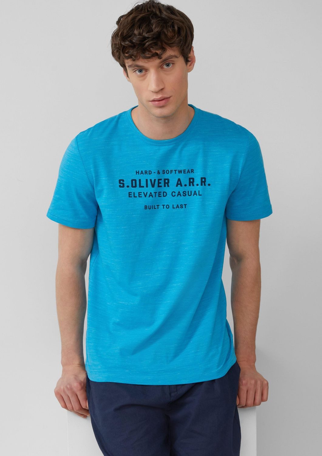 s.Oliver T-Shirt melierte Optik günstig online kaufen