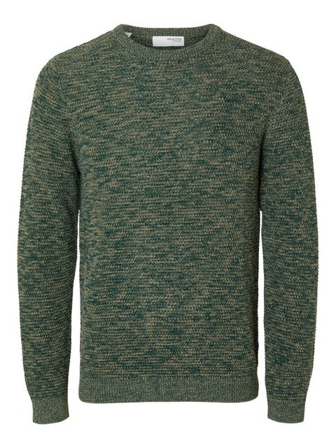 SELECTED HOMME Rundhalspullover SLHVINCE LS KNIT BUBBLE CREW NECK NOOS günstig online kaufen