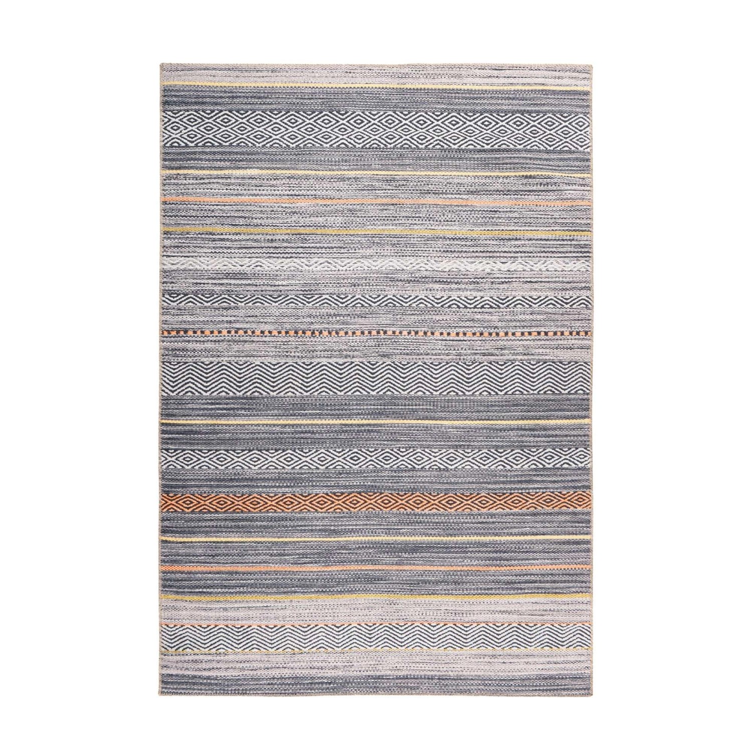 MeGusta Flachflor Teppich Modern Multi Polyester 190x290 cm Mónica günstig online kaufen