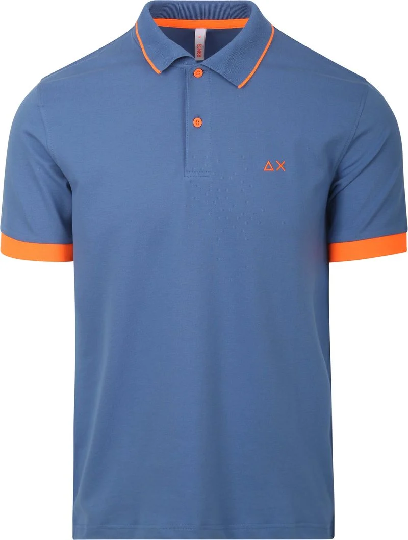 Sun68 Poloshirt Small Stripe Blau  - Größe 3XL günstig online kaufen