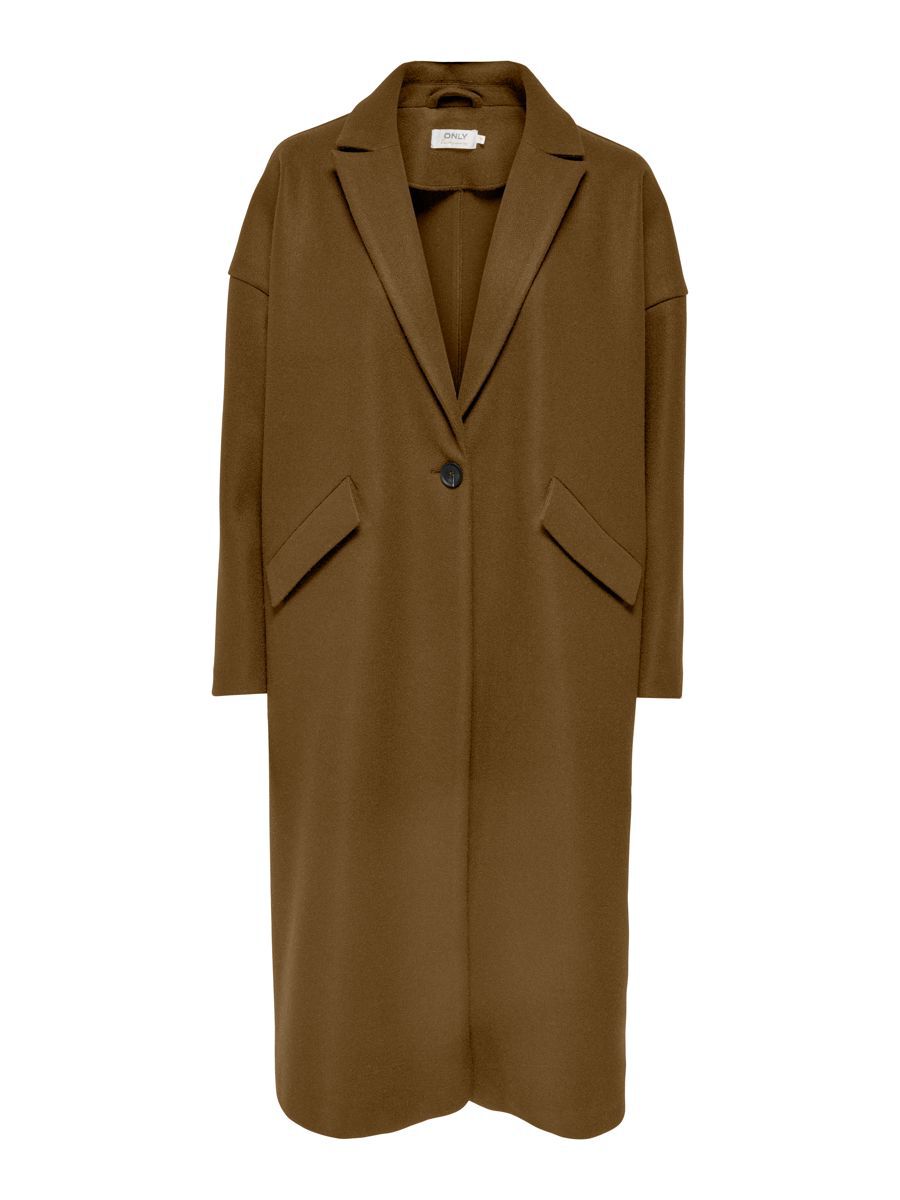 ONLY Langer Mantel Damen Braun günstig online kaufen