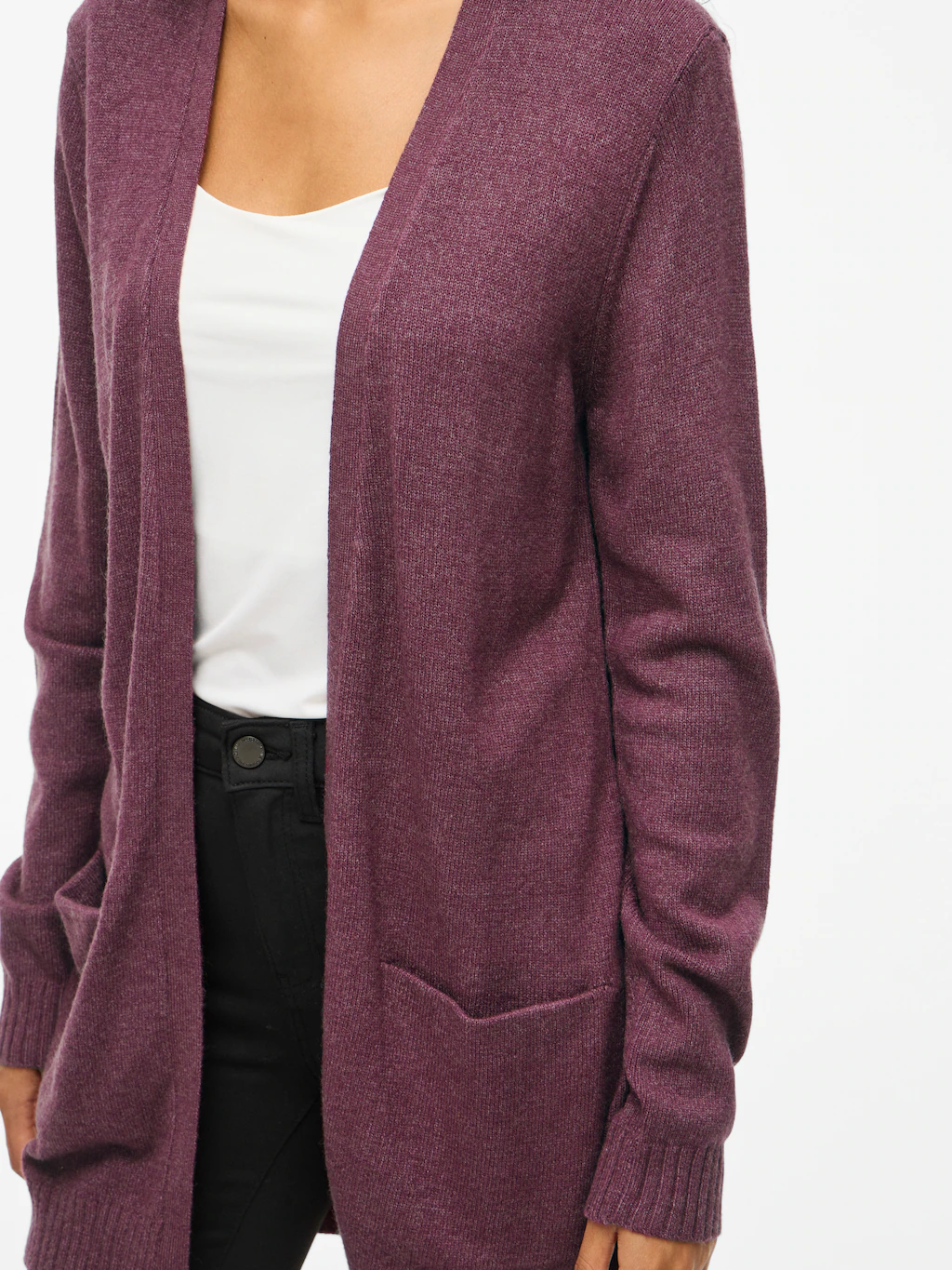 Vila Strickjacke "VIRIL OPEN L/S KNIT CARDIGAN - NOOS" günstig online kaufen