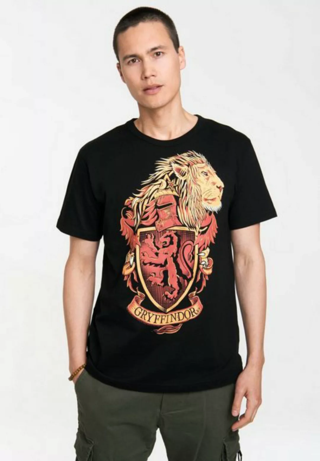 LOGOSHIRT T-Shirt Harry Potter - Gryffindor Logo mit Harry Potter-Print günstig online kaufen