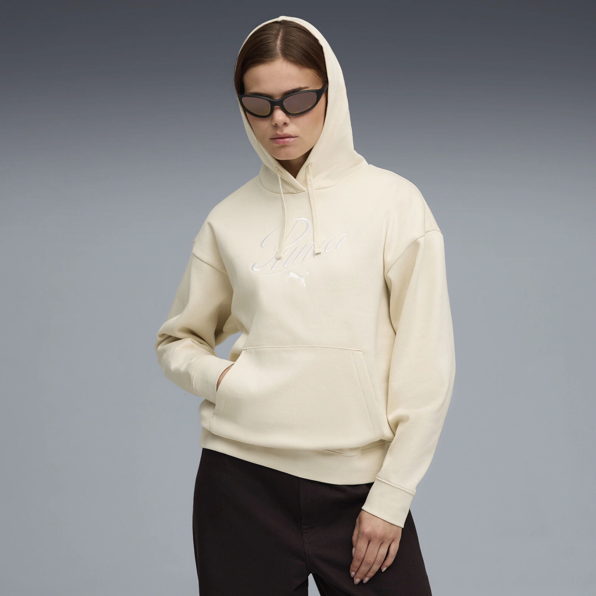 PUMA Hoodie "Essentials Script Comfort Hoodie Damen" günstig online kaufen