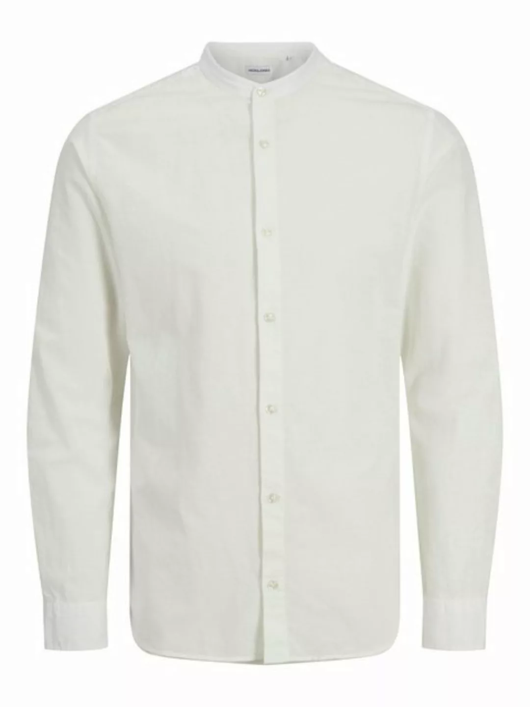 Jack & Jones Langarmhemd JJEBREEZE LINEN BLEND BAND SHIRT LS günstig online kaufen