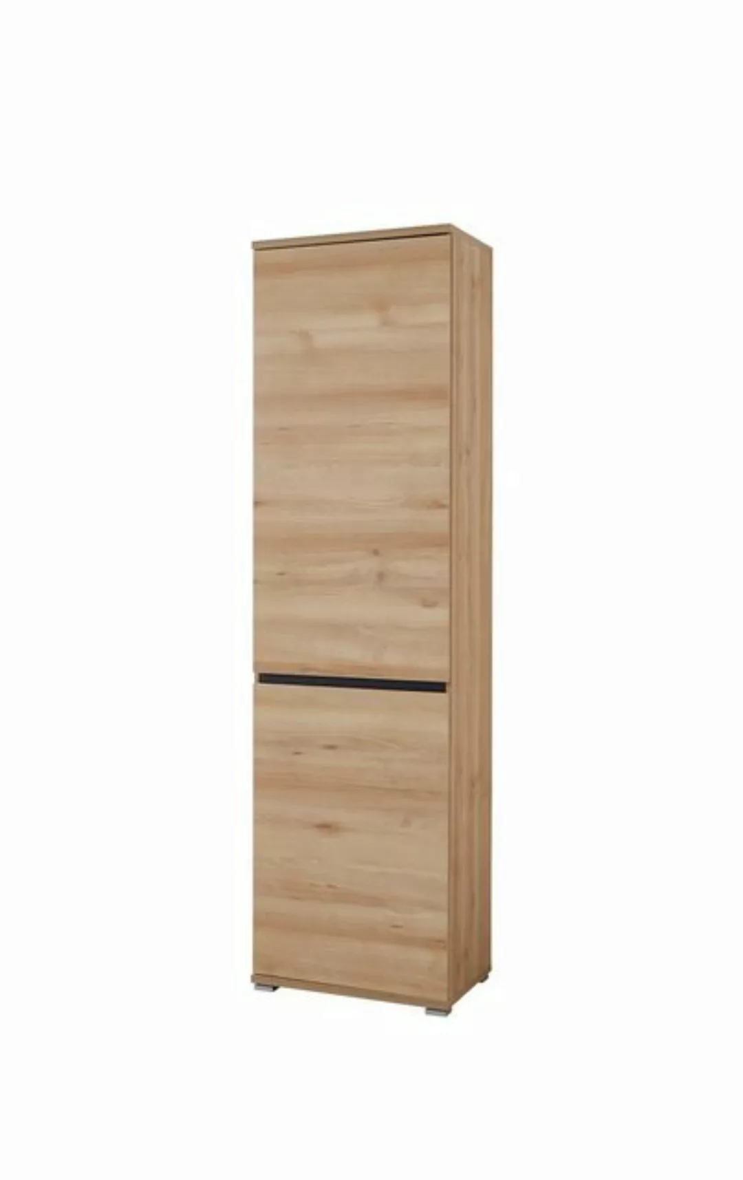 moebel-dich-auf Garderobenschrank LAUSANNE (Dielenschrank, 54 cm breit) gri günstig online kaufen