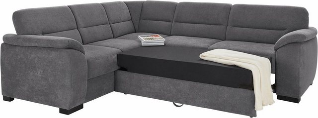 sit&more Ecksofa "Montego L-Form", wahlweise mit Bettfunktion und Schubkast günstig online kaufen