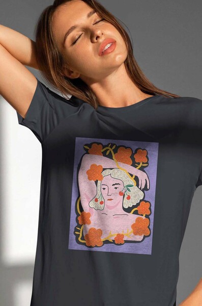 Biofair Artdesign - Reine Biobaumwolle Shirt Klassisch / Femme günstig online kaufen