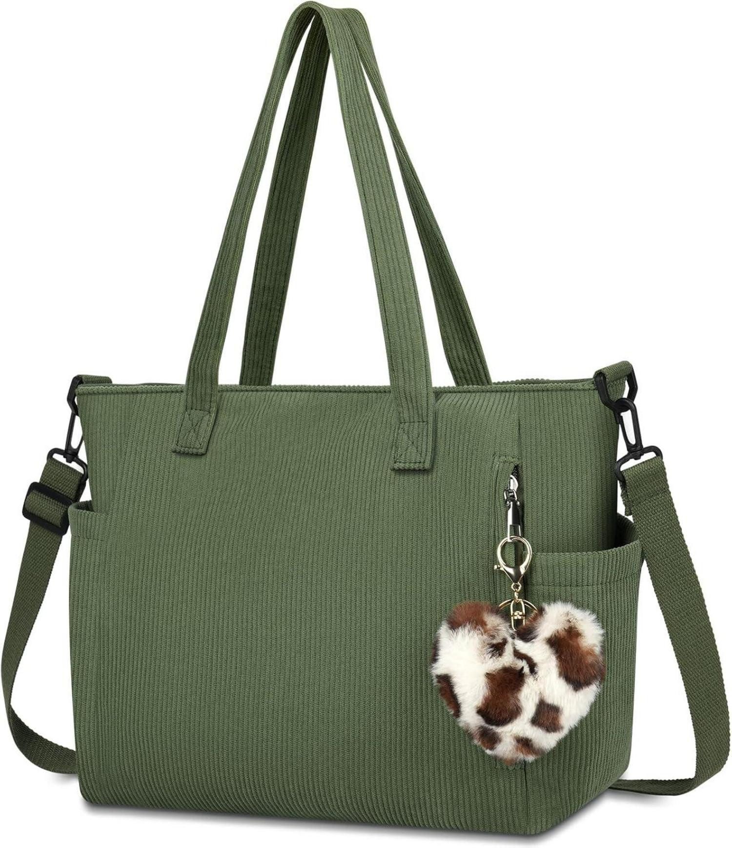 LuxusKollektion Handtasche Damen Kord Handtasche Groß günstig online kaufen