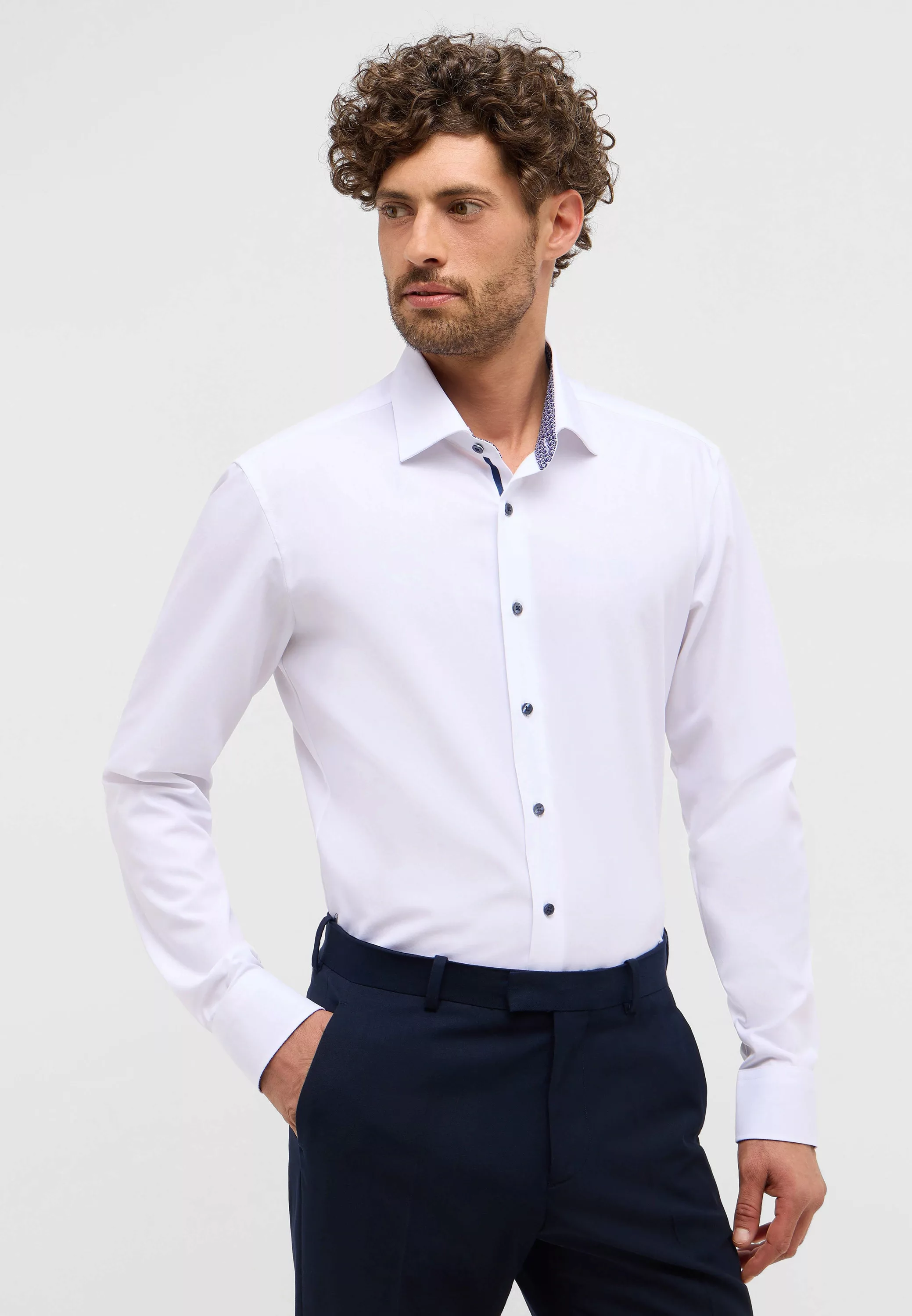 Eterna Langarmhemd "SLIM FIT", NON IRON (bügelfrei) günstig online kaufen