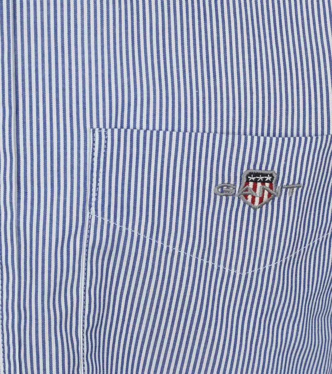 Gant Langarmhemd "REG POPLIN BANKER SHIRT", Banker Stripe Popeline, leichte günstig online kaufen