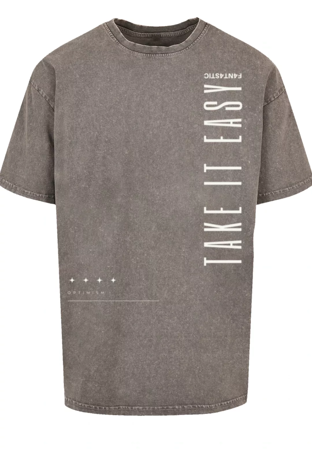 F4NT4STIC T-Shirt "Take It Easy Text", Print günstig online kaufen