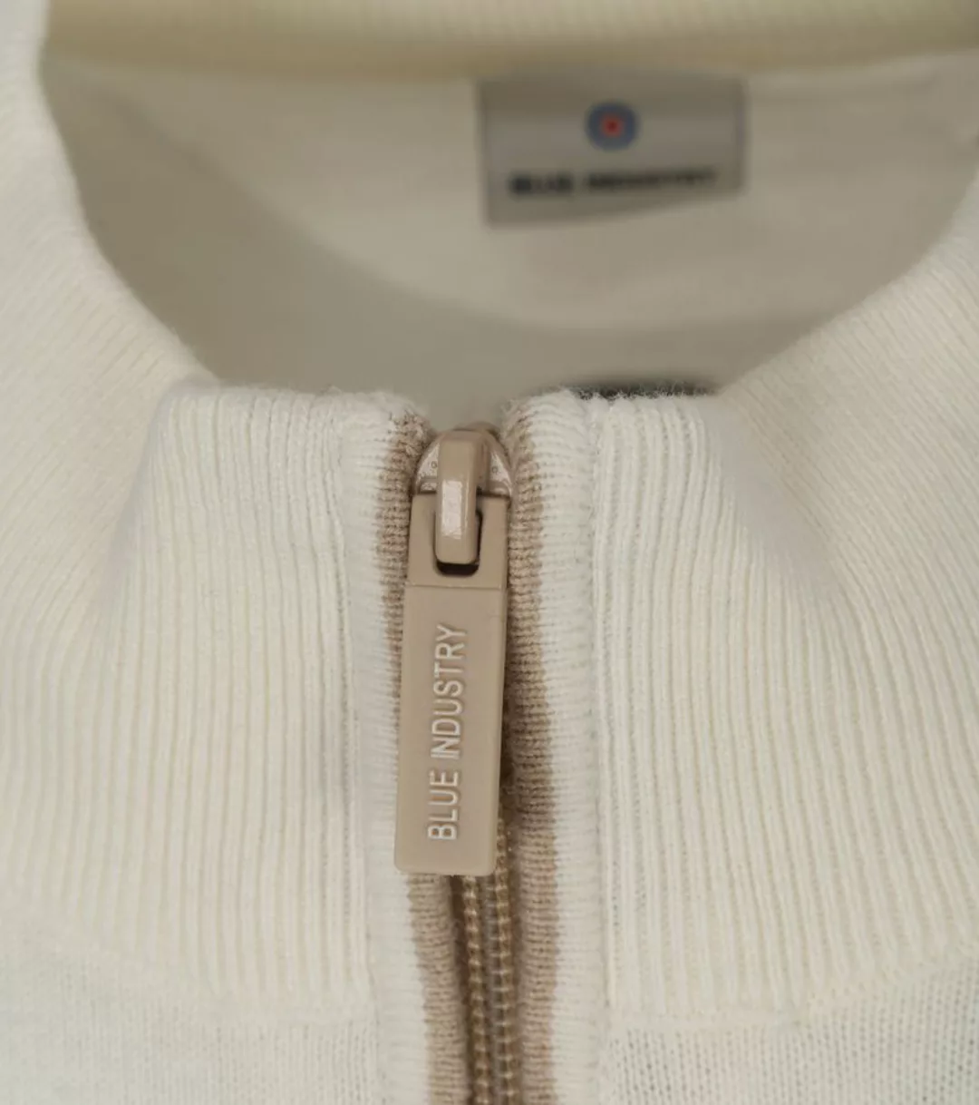 Blue Industry Half Zip Pullover Ecru - Größe XXL günstig online kaufen