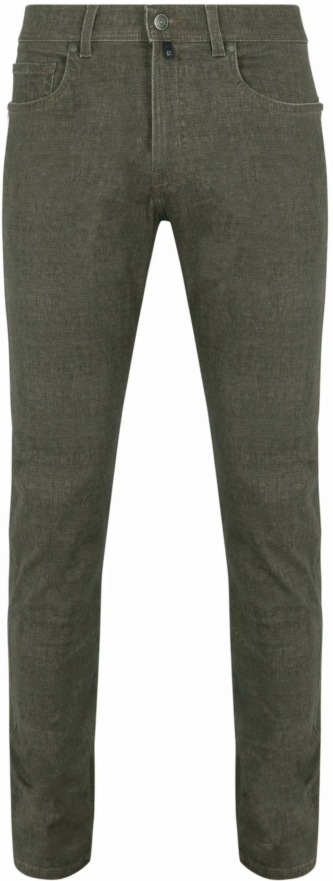 Pierre Cardin Trousers Lyon Tapered Olivgrün - Größe W 36 - L 30 günstig online kaufen