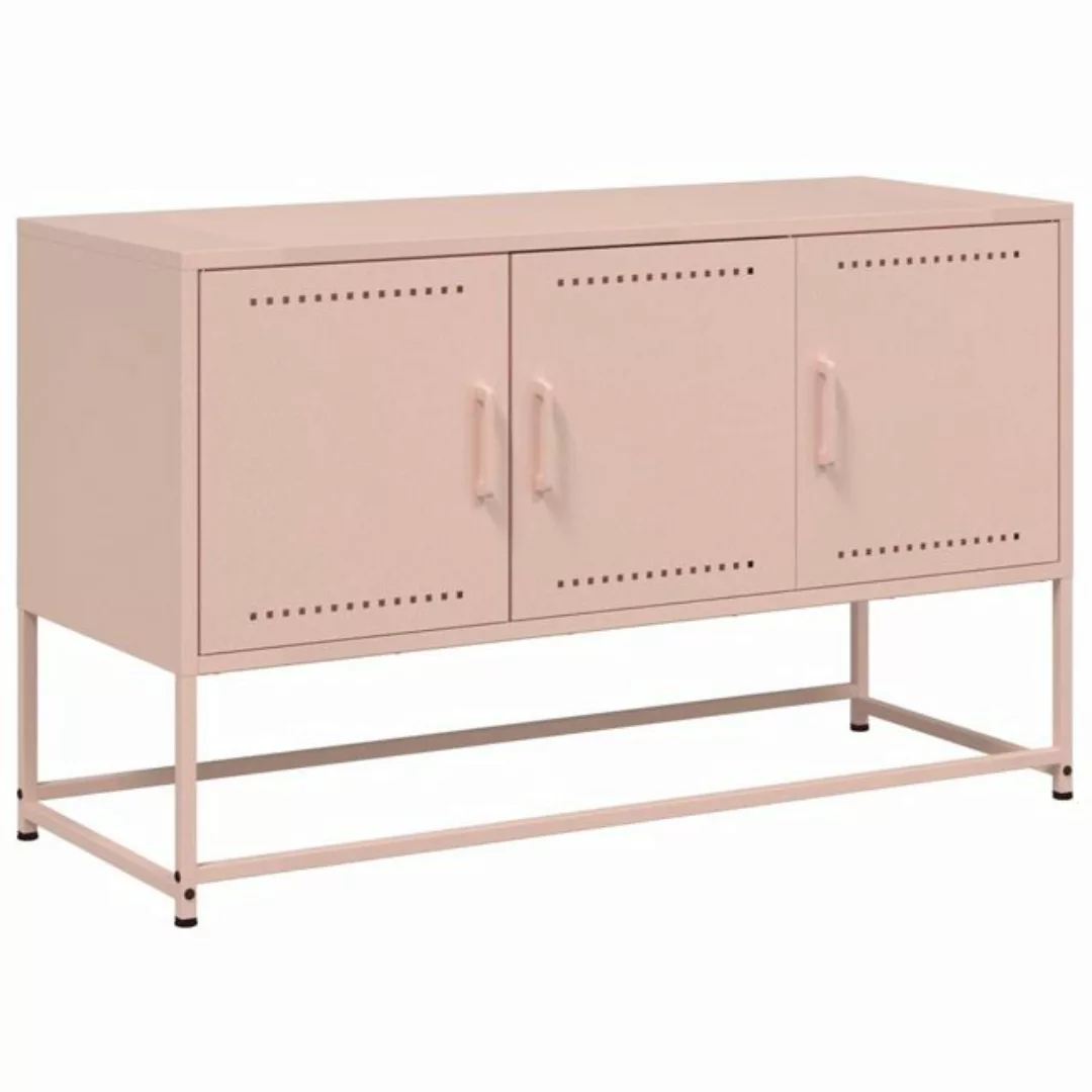 vidaXL Schrankmodule TV-Schrank Rosa 100,5x39x60,5 cm Stahl günstig online kaufen