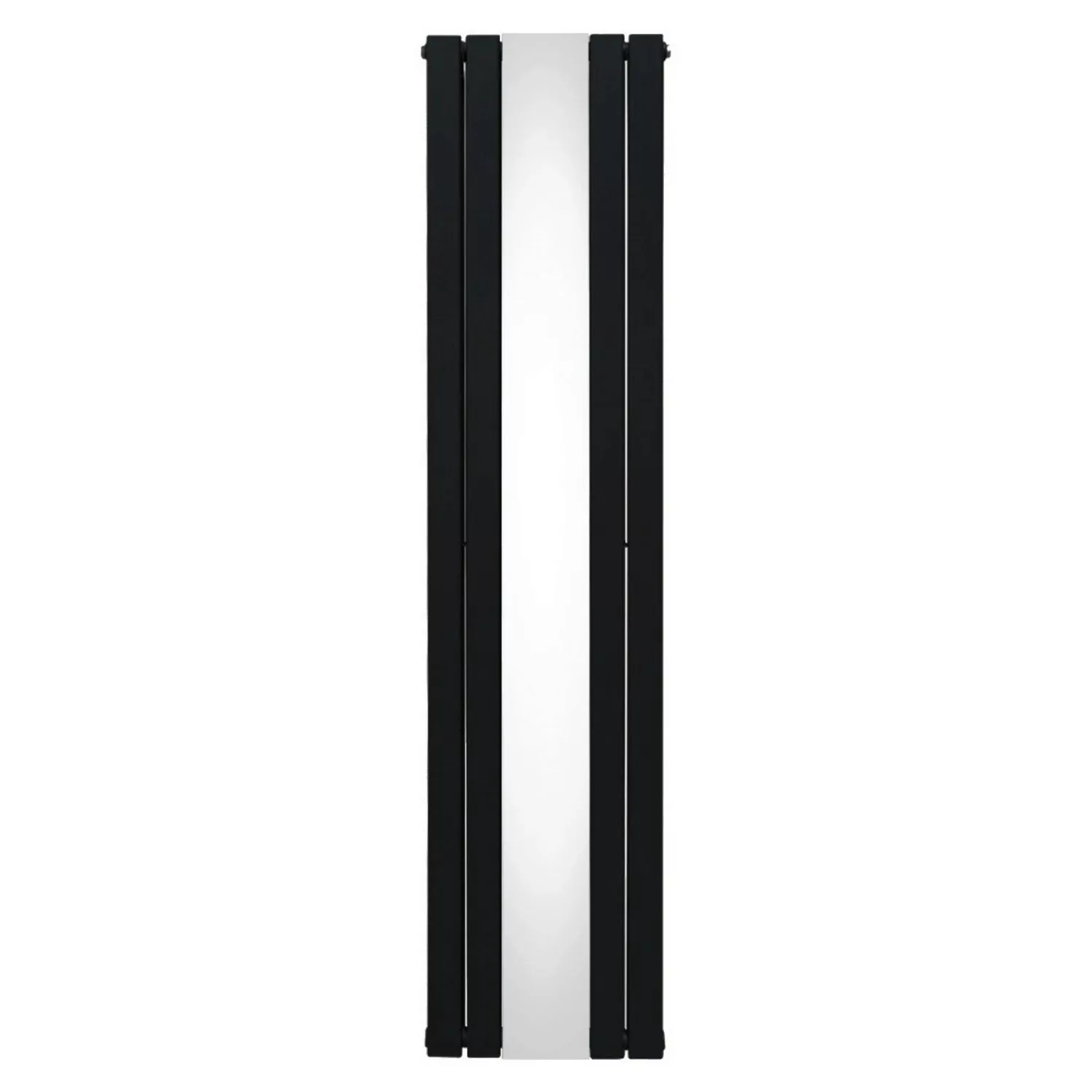 Monstershop Heizkörper mit Spiegel 1800mm x 425mm Schwarz günstig online kaufen