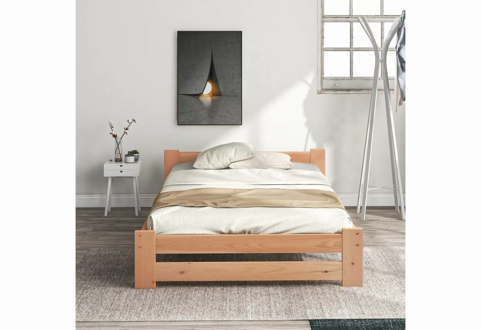 HT Jugendbett (Set, ohne Matratze), Hausbett,Massivholz,mit Kopfteil,ideal günstig online kaufen