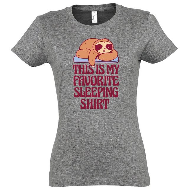 Youth Designz T-Shirt My Favorite Sleeping Damen Shirt mit süßem Frontprint günstig online kaufen