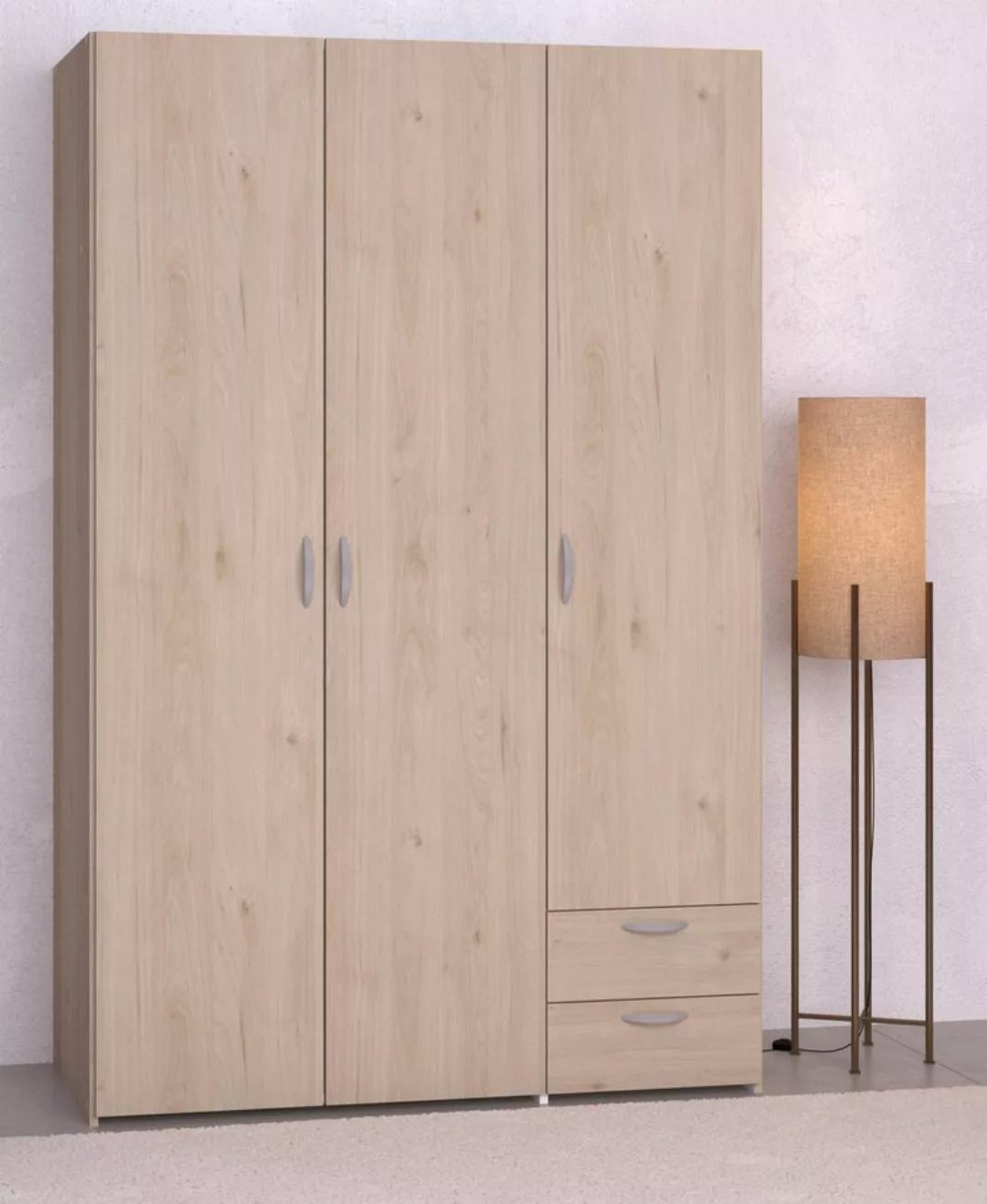 Faizee Möbel Kleiderschrank Kleiderschrank Parisot "Daily12", Eiche Dekor, günstig online kaufen