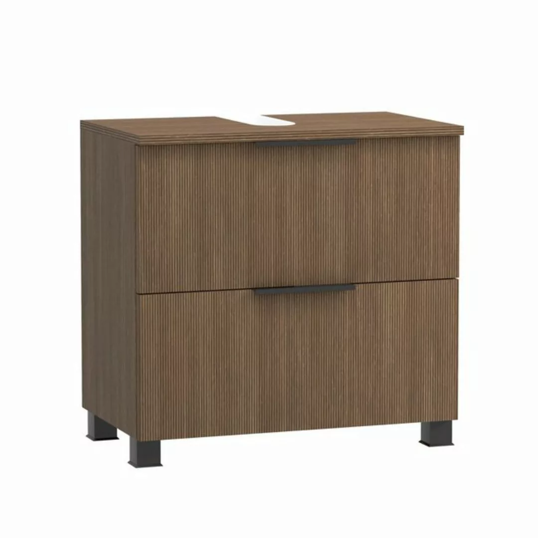 freiraum Waschbeckenunterschrank Lille in Canello-Eiche Dekor - 60x54x35cm günstig online kaufen