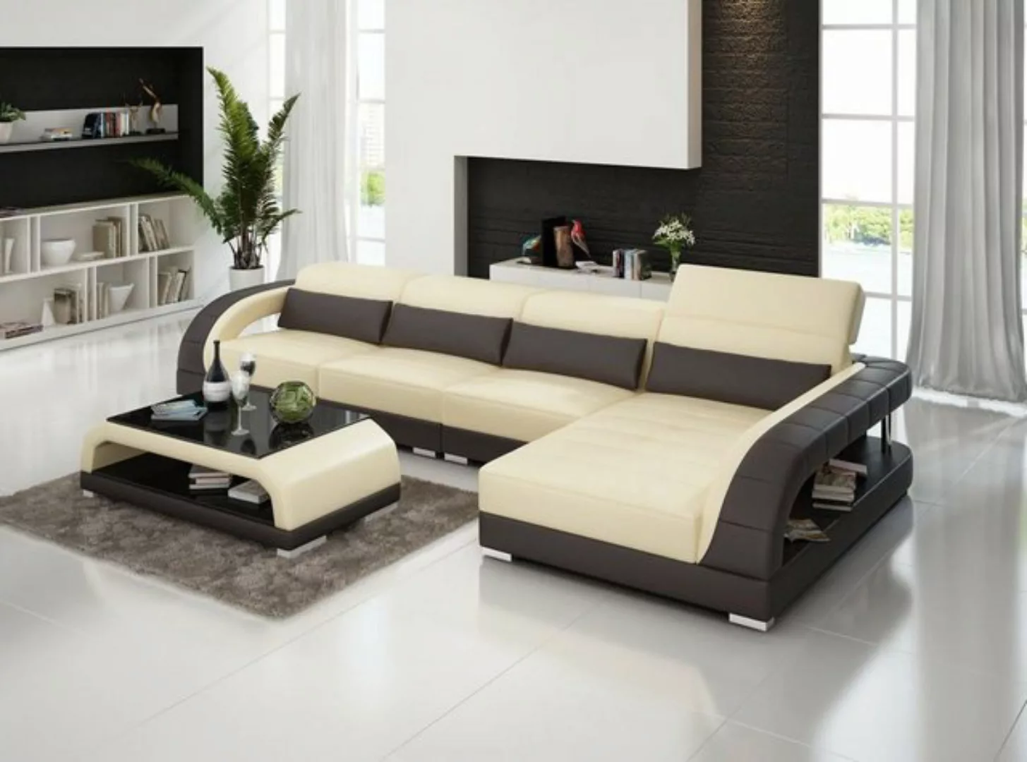 JVmoebel Ecksofa, Exclusive Wohnzimmer Couch Poster L Form Couchen Sofa Woh günstig online kaufen