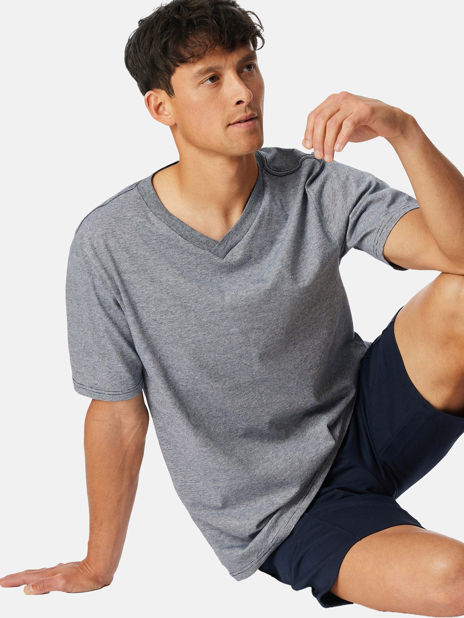 Schiesser Pyjamaoberteil T-Shirt - Mix Relax günstig online kaufen