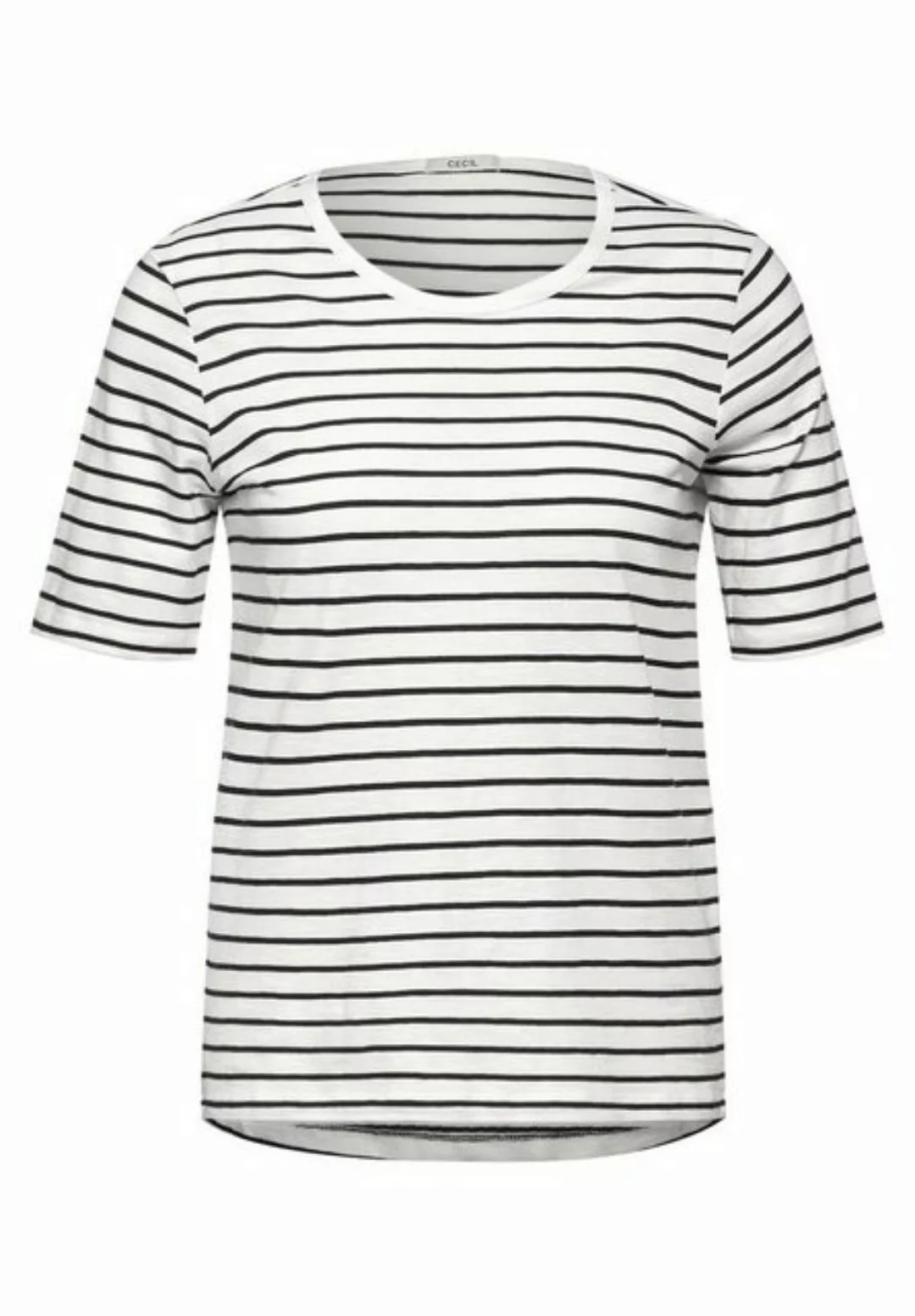 Cecil T-Shirt NOS Stripe Basic Roundneck günstig online kaufen