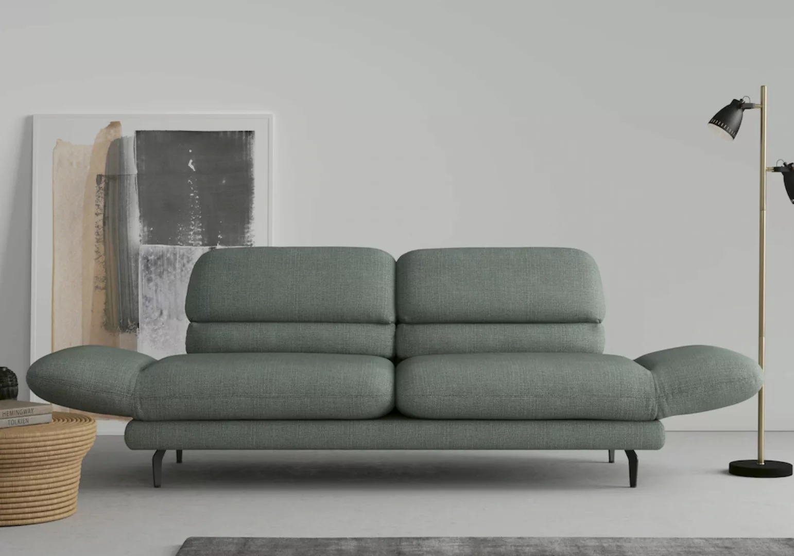 DOMO collection 2-Sitzer "Padova", Armteilverstellung, wahlweise auch mit R günstig online kaufen