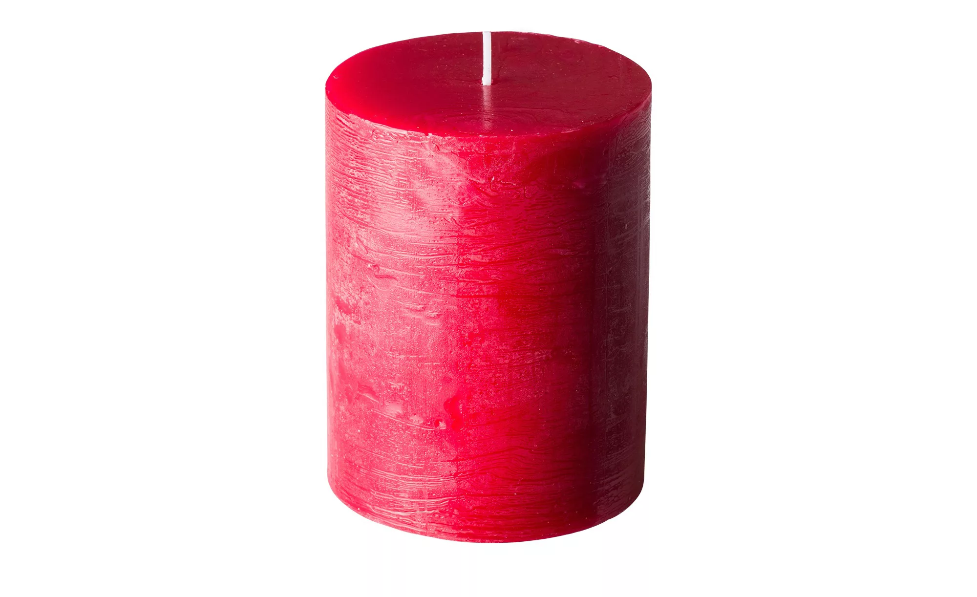 Zylinderkerze 13cm - rot - Wachs - 13 cm - Dekoration > Kerzen & Lichter - günstig online kaufen
