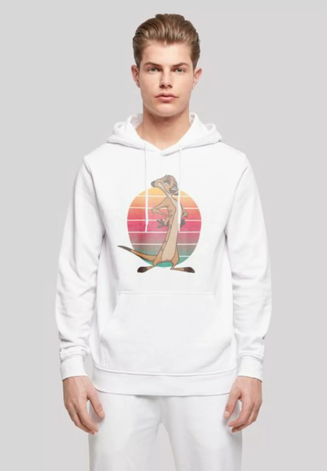 F4NT4STIC Kapuzenpullover Disney König der Löwen Timon Sunset Print günstig online kaufen