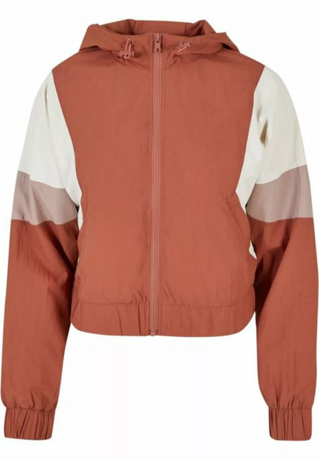 URBAN CLASSICS Allwetterjacke Urban Classics Damen Ladies Short 3-Tone Crin günstig online kaufen