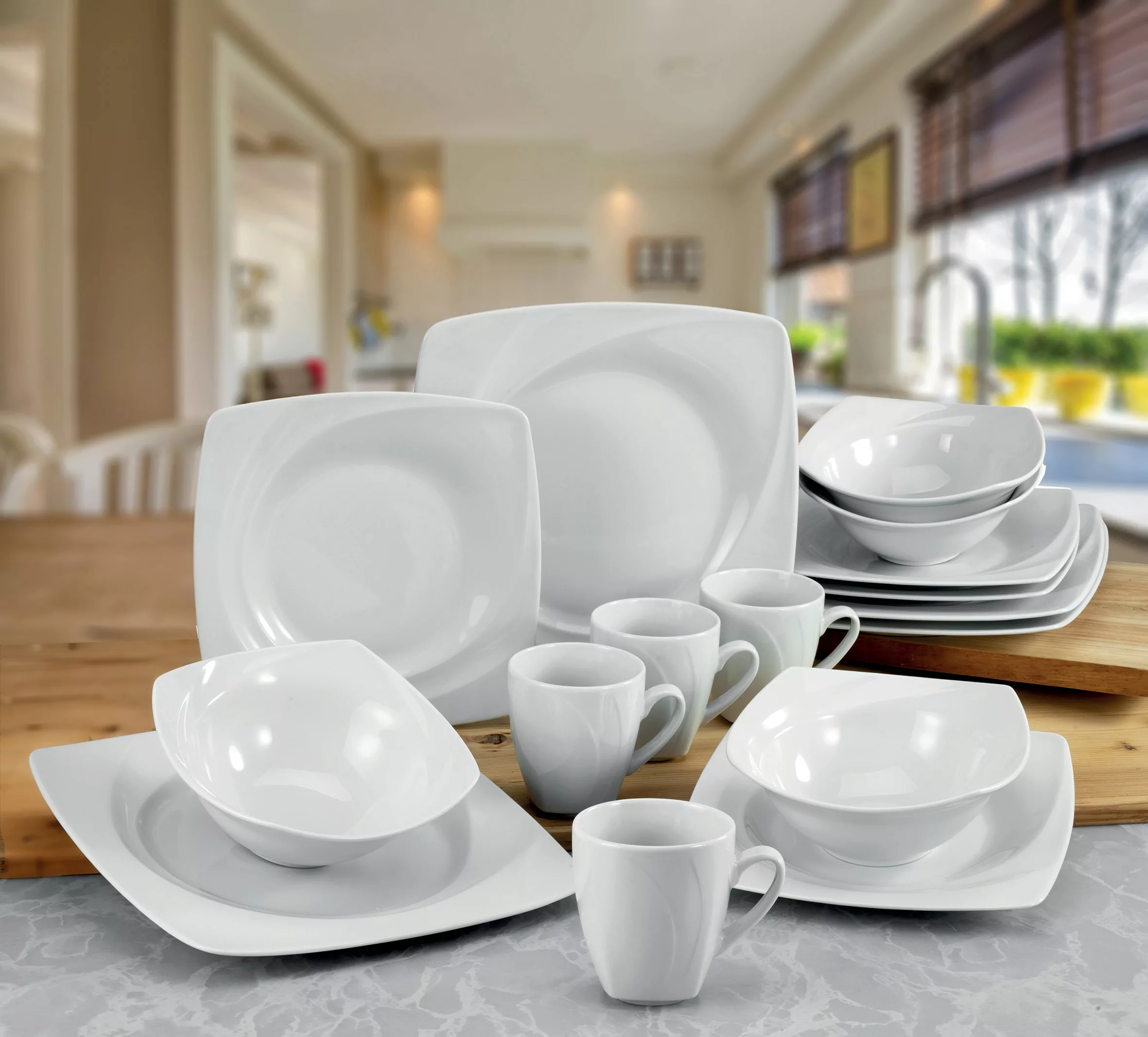 CreaTable Kombiservice »Geschirr-Set Celebration«, (Set, 16 tlg., Kaffeeser günstig online kaufen