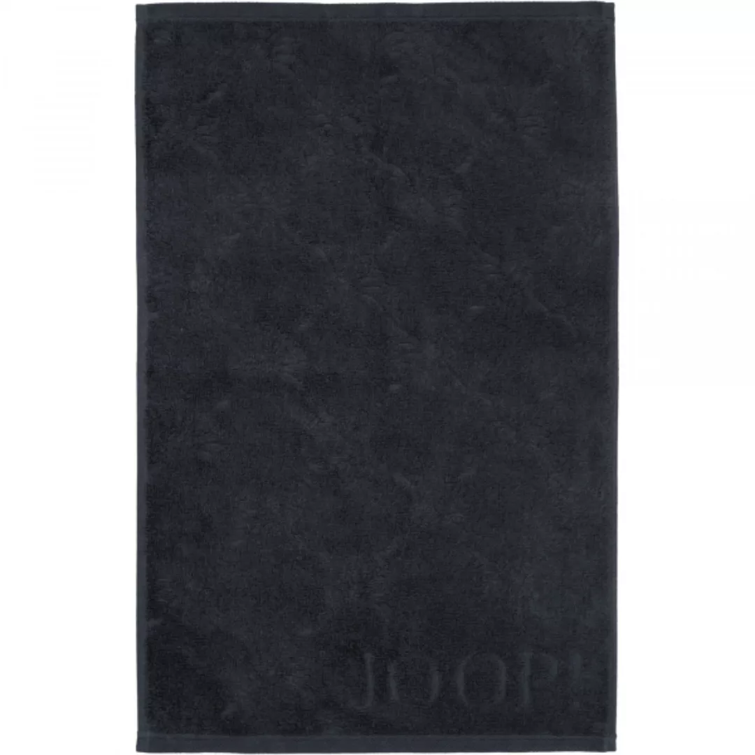 JOOP Uni Cornflower 1670 - Farbe: Schwarz - 906 - Gästetuch 30x50 cm günstig online kaufen