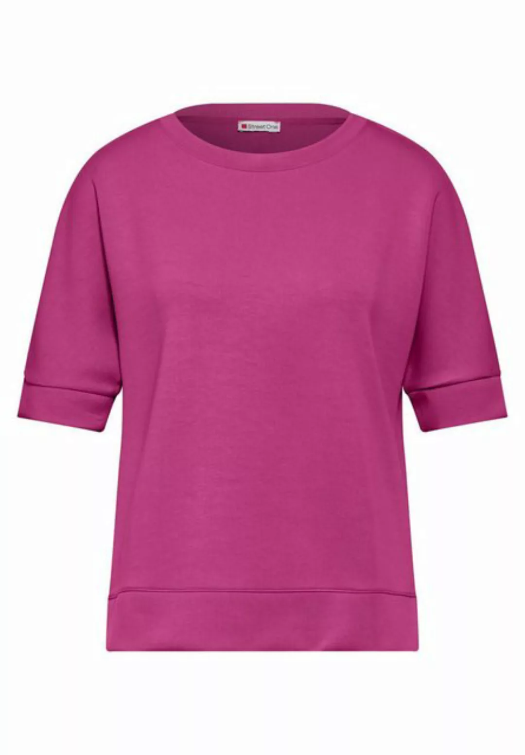 STREET ONE T-Shirt im Silk-Look, mit seidigem Glanz günstig online kaufen