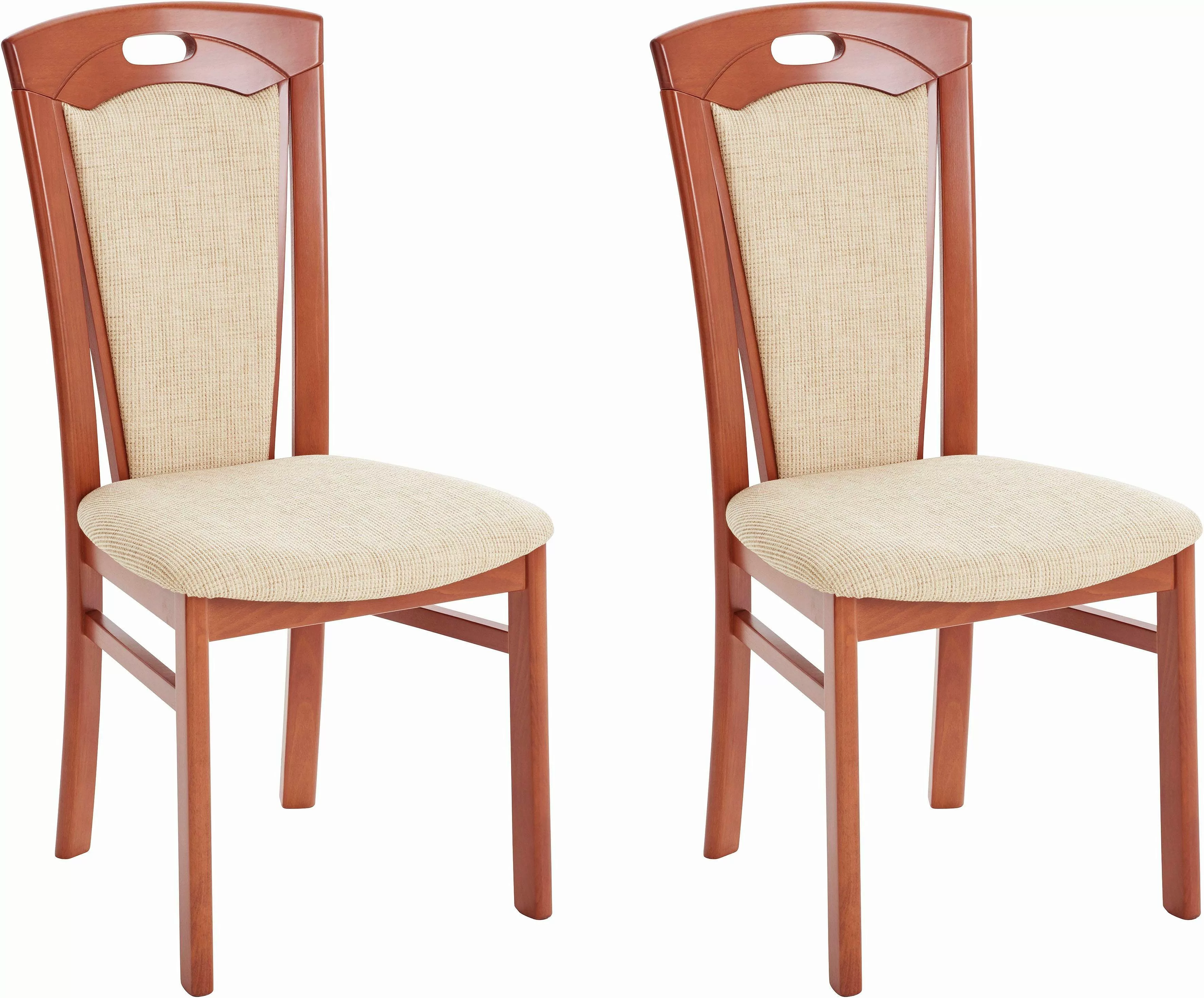 Home affaire Esszimmerstuhl "FERDI Made in Italy, Massivholz", (Set), 2 St. günstig online kaufen