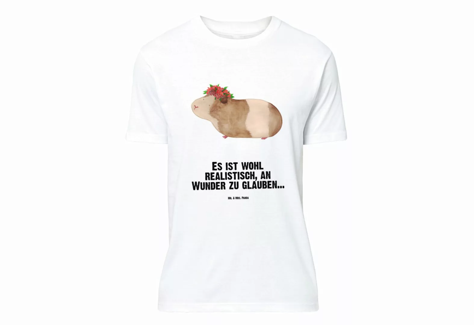 Mr. & Mrs. Panda T-Shirt Meerschweinchen weise - Weiß - Geschenk, Damen, Ti günstig online kaufen