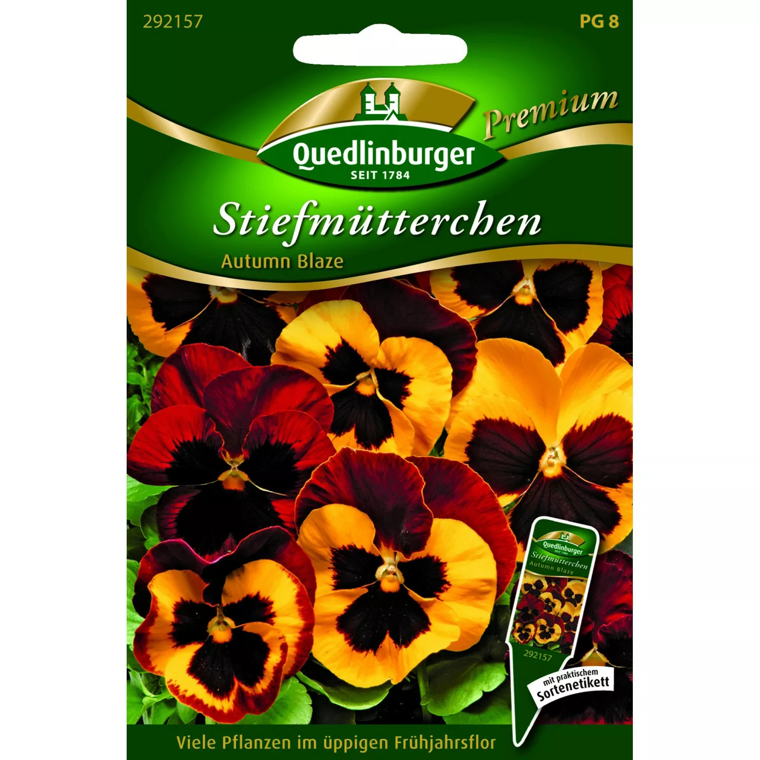 Quedlinburger Stiefmütterchen ''Autumn Blaze'' günstig online kaufen