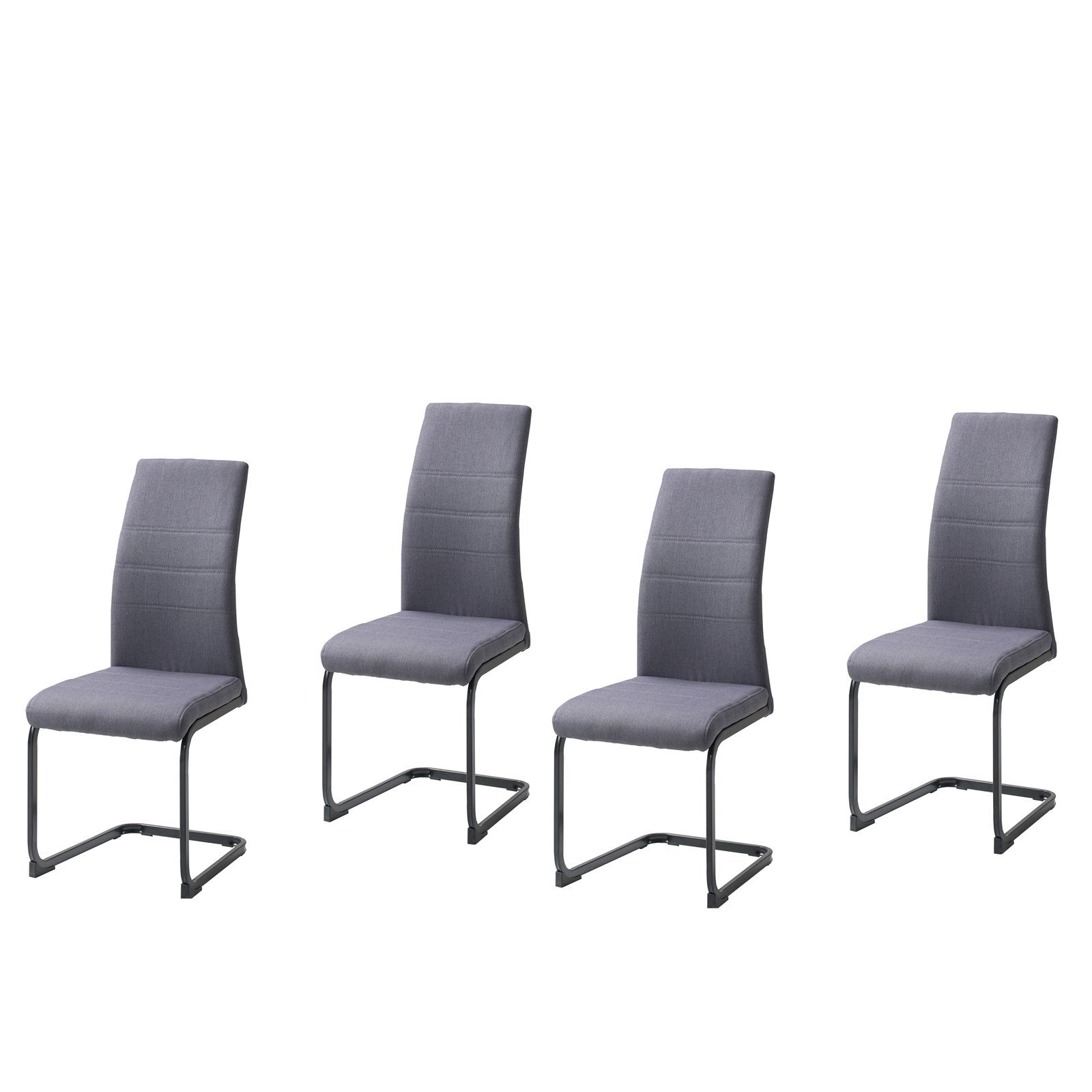 HTI-Living Freischwinger Schwingstuhl SallyP Grau (Set, günstig online kaufen