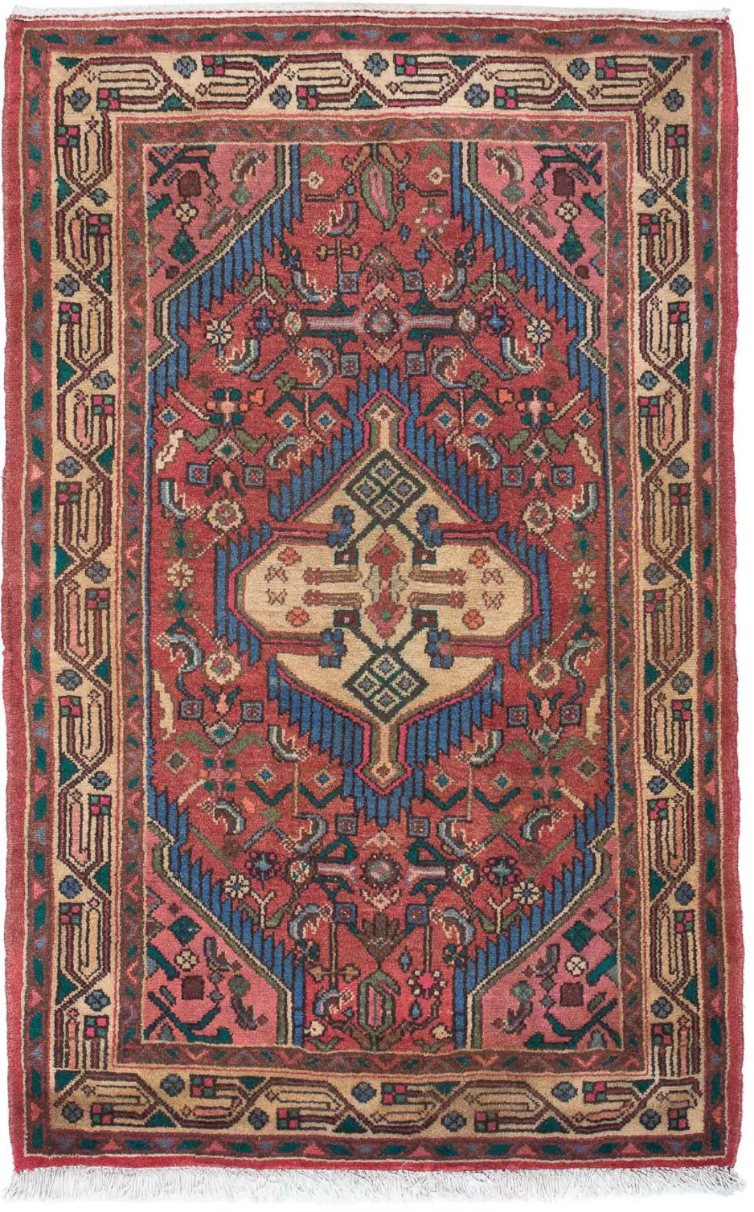 morgenland Wollteppich »Hosseinabad Medaillon 124 x 81 cm«, rechteckig günstig online kaufen