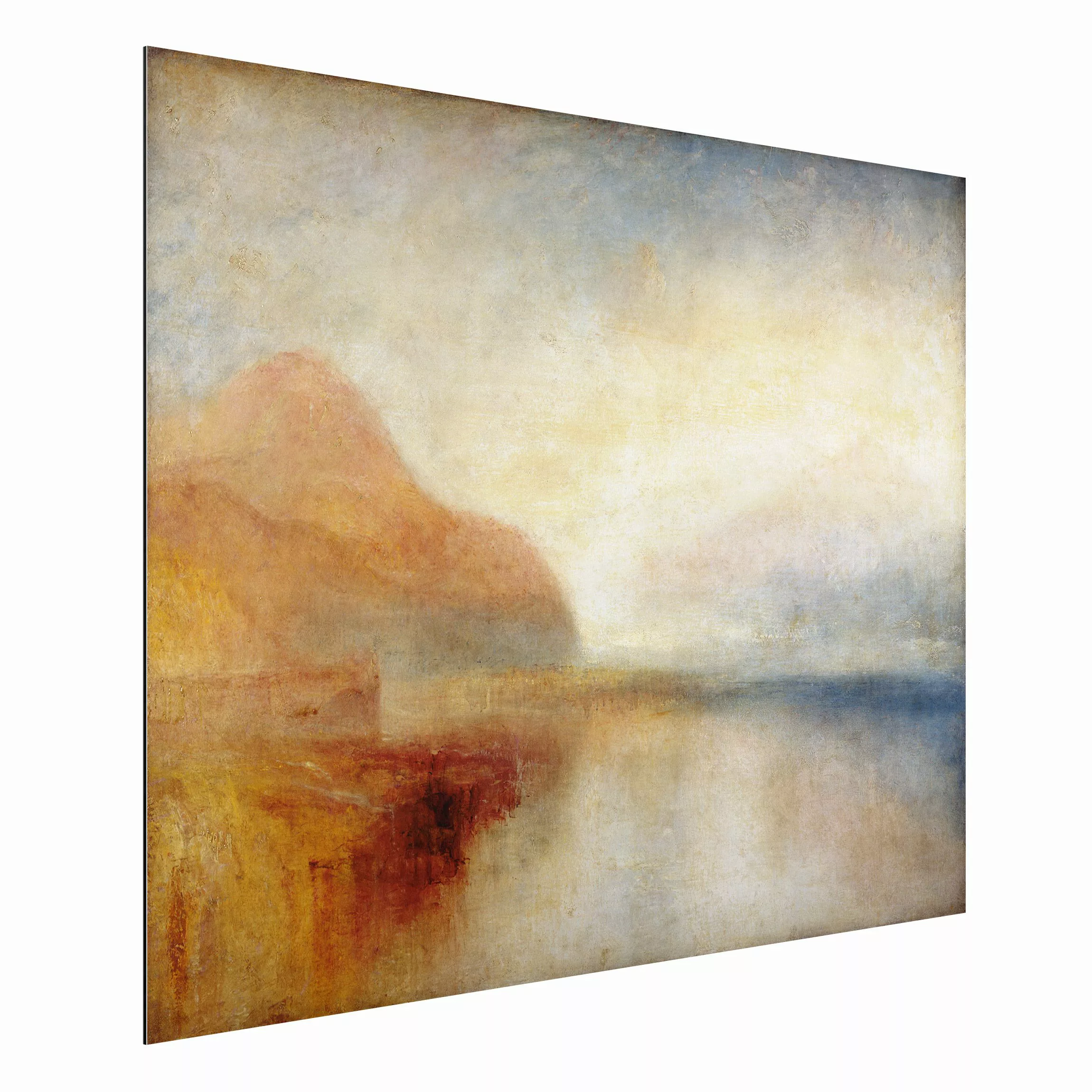 Alu-Dibond Bild Kunstdruck - Querformat 4:3 William Turner - Monte Rosa günstig online kaufen