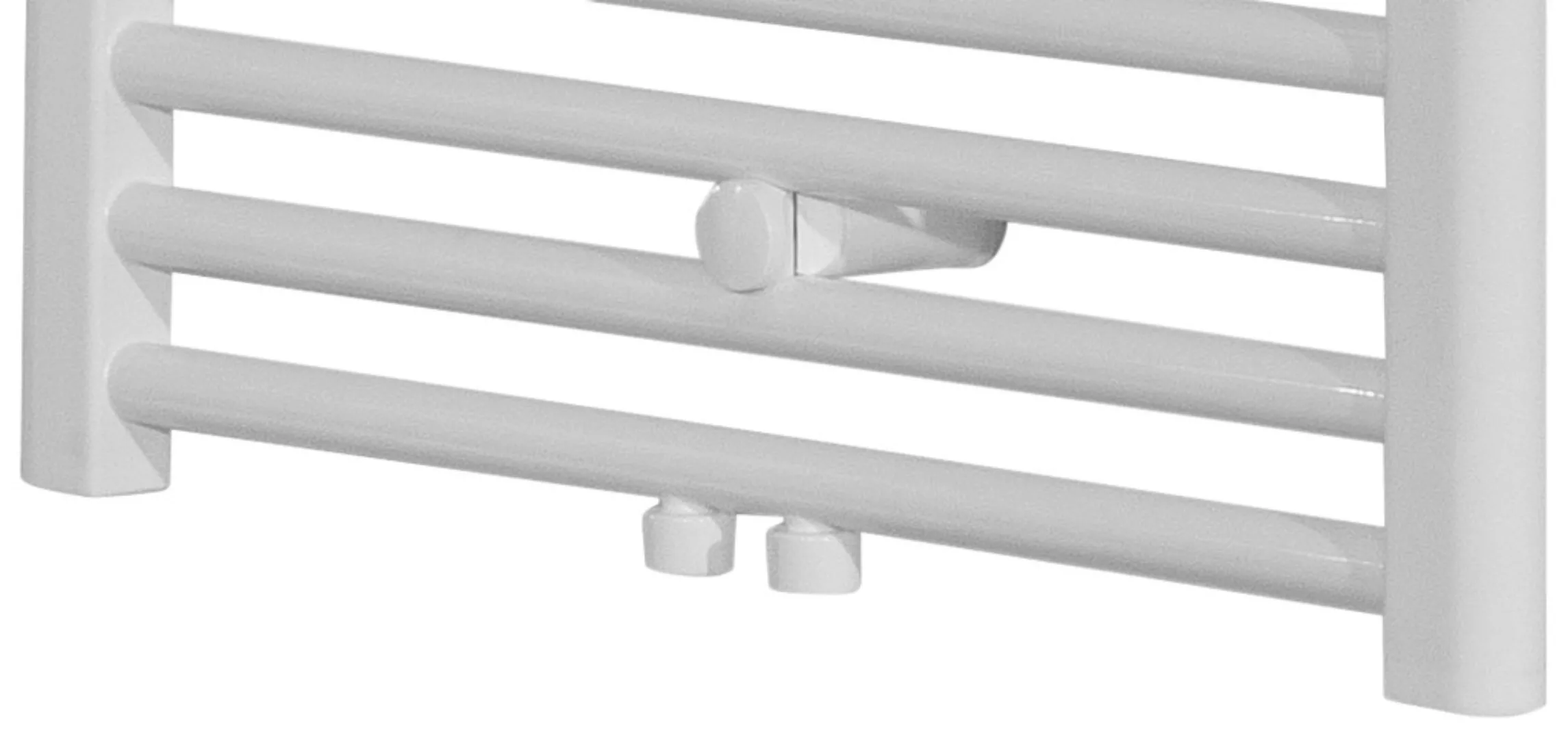 Sanotechnik Badheizkörper Bari gebogen 1188 x 600 mm Weiß mit Mittelanschlu günstig online kaufen