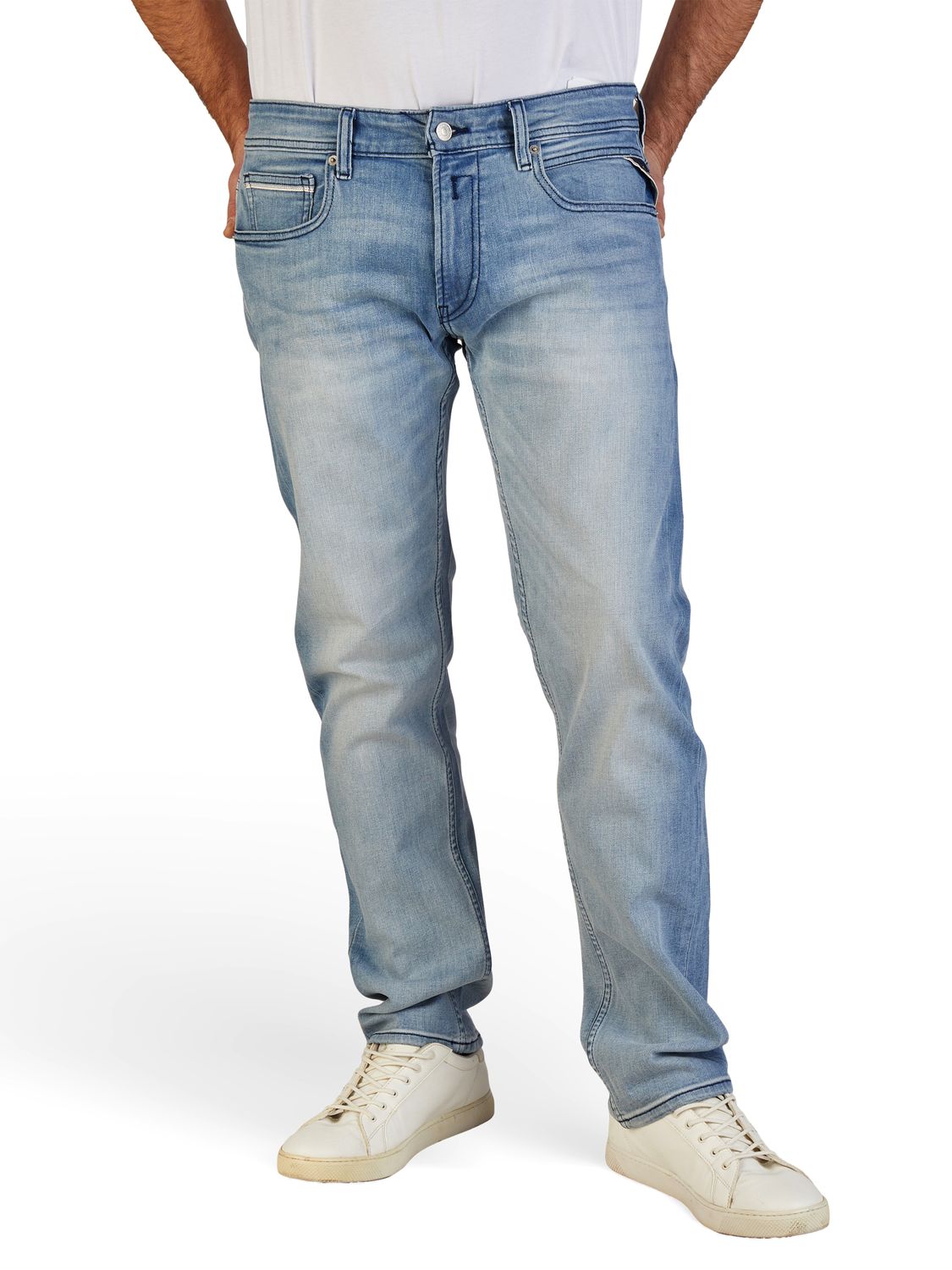 Replay Jeans Herren Stretch Straight Fit Grover günstig online kaufen