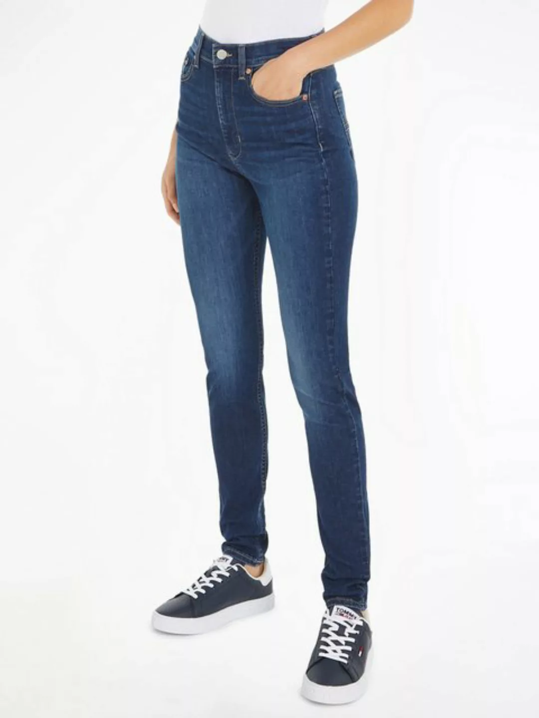 Tommy Jeans Skinny-fit-Jeans SYLVIA HGH SKN DH1282 mit Logo-Badge günstig online kaufen