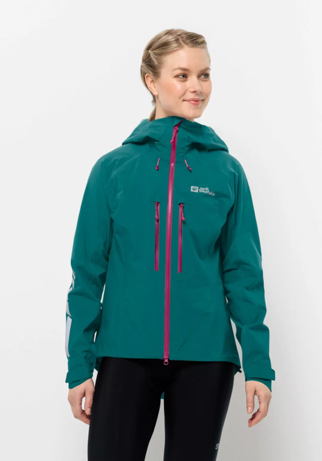 Jack Wolfskin Fahrradjacke "MOROBBIA 3L JKT W", mit Kapuze günstig online kaufen