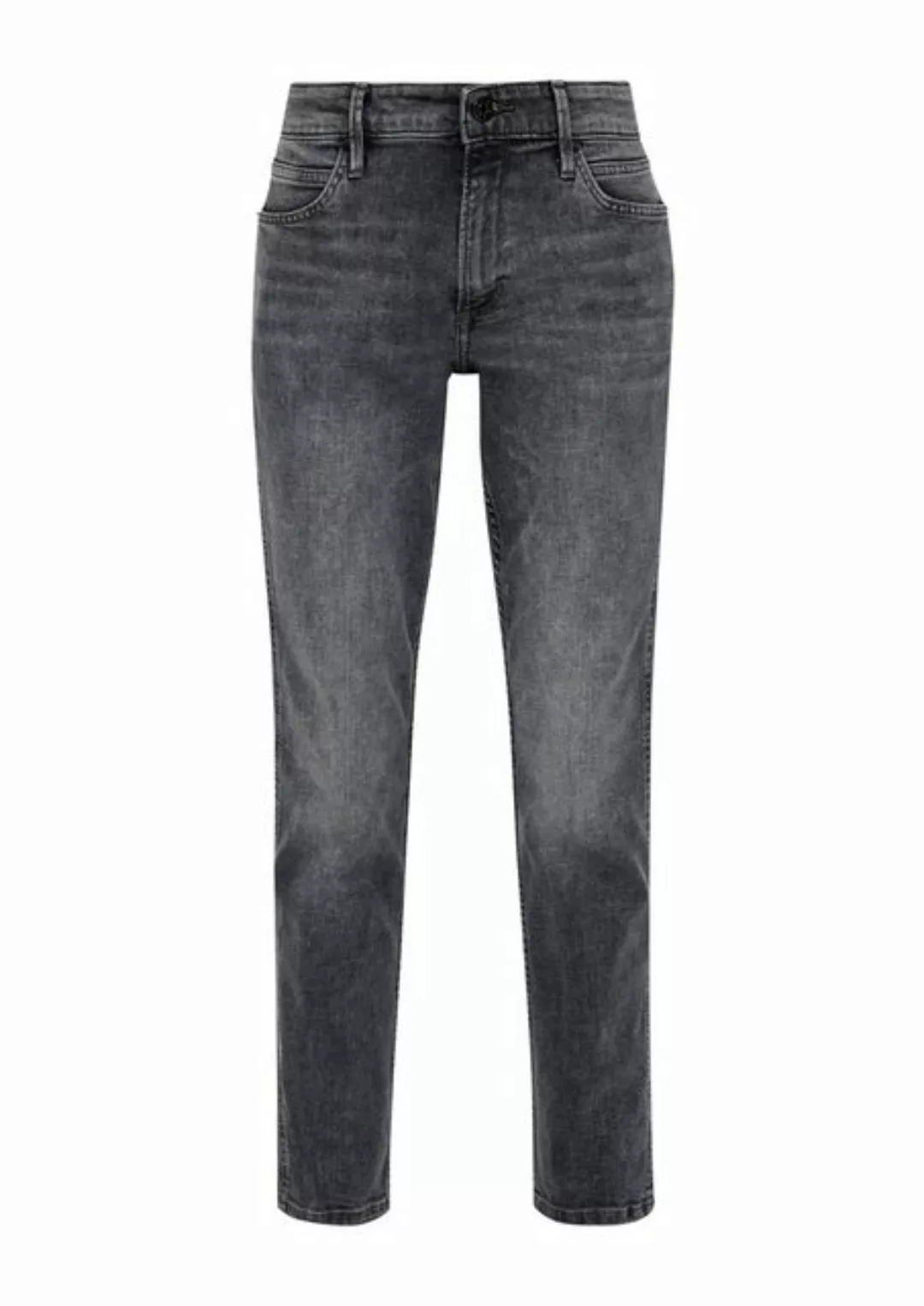 s.Oliver Stretch-Jeans mit Leder-Badge hinten am Bund günstig online kaufen