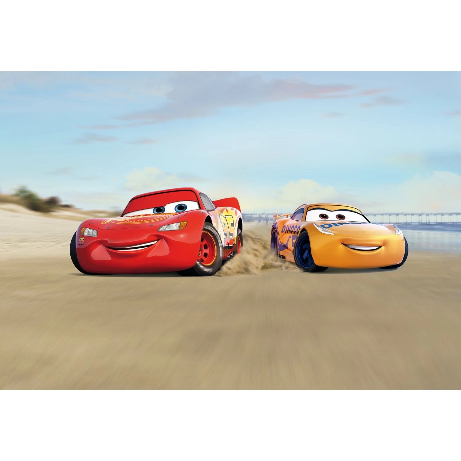 Disney Fototapete Cars Multicolor 368 x 254 cm 610954 günstig online kaufen